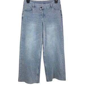HALARA Light Blue Wide Legs Jeans Size Med